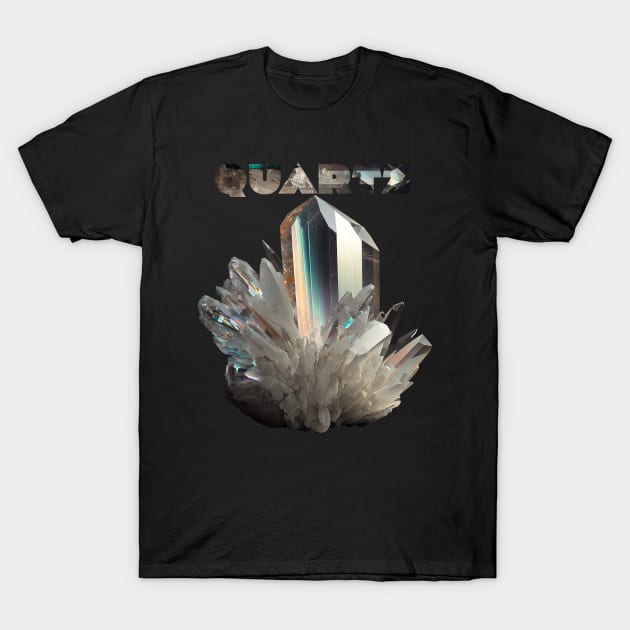 Magic Crystals - Quartz T-Shirt by The Symbol Monger